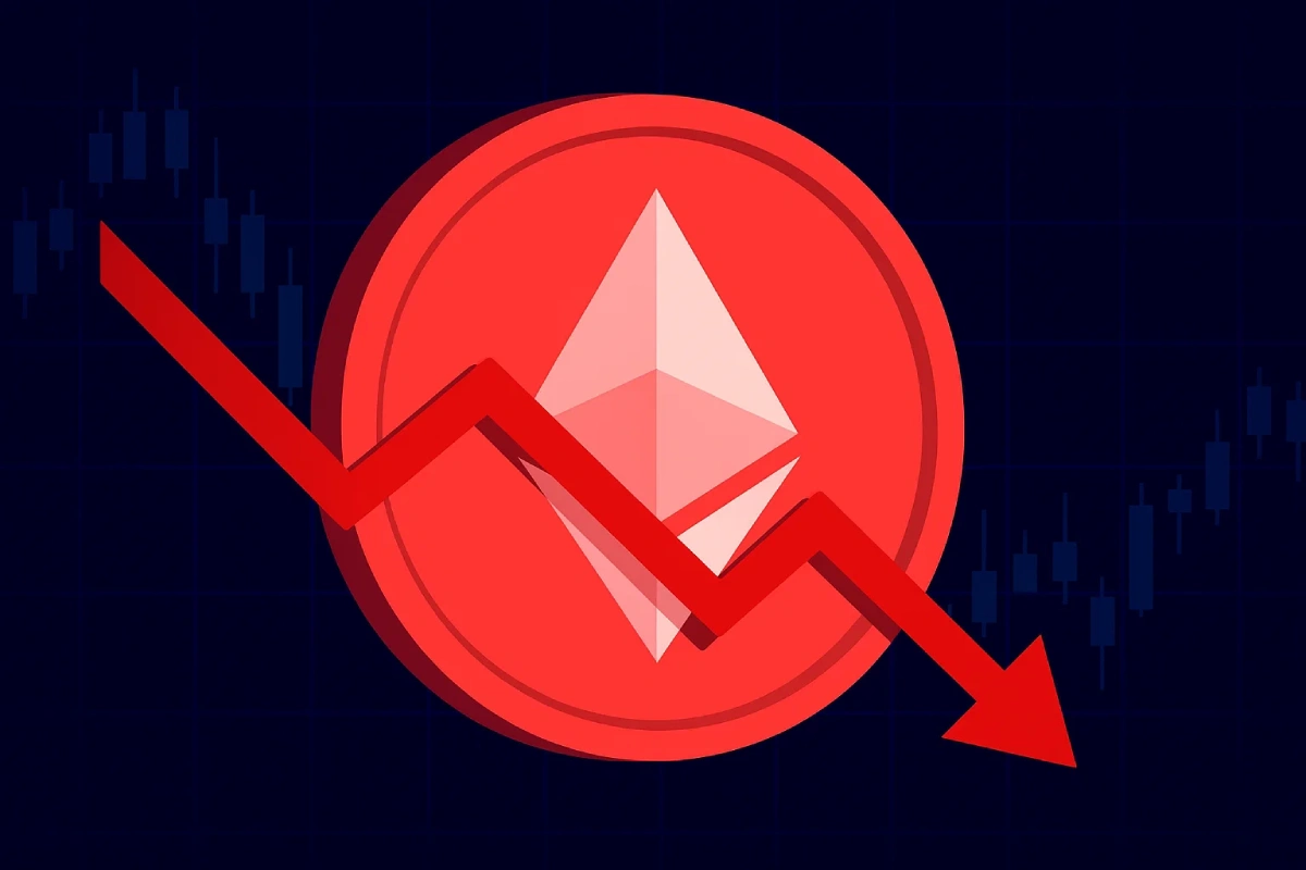 Queda de 5% no Ethereum elimina ganhos acumulados em agosto - Imagem do artigo